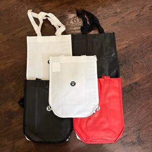 Lululemon Reusable Tote Bags Set
